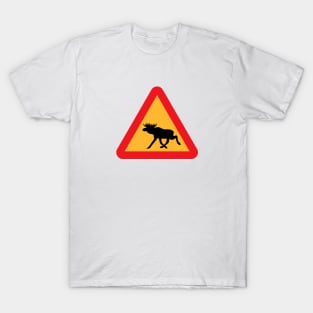 Warning Moose T-Shirt